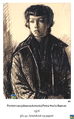 Portret van Johanna Antonia Petra Maria Raeven